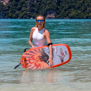 Vaikiška pripučiama irklentė Bodyboard – oranžinė